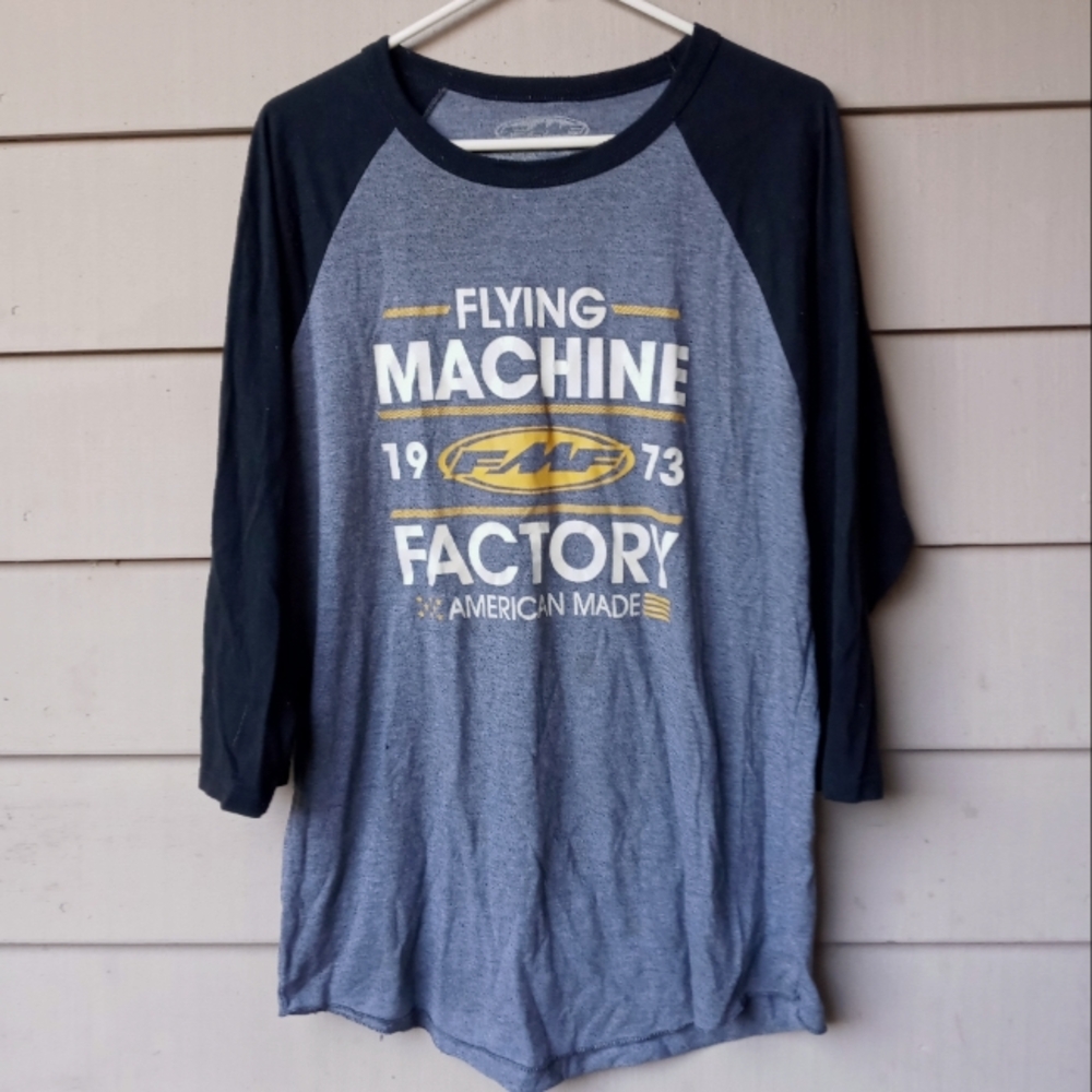🖤 FMF Baseball Tee Raglan XL Shirt Motorsports - Picture 2 of 4